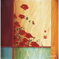 thumbnail image 2 of Li-Leger, Don 12x12 Gold Ornate Wood Framed with Double Matting Museum Art Print Titled - Along the Garden Wall, 2 of 4