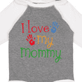 thumbnail image 4 of Inktastic I Love My Mommy Handprints Boys or Girls Long Sleeve Baby Bodysuit, 4 of 5
