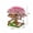 Cherry Blossom Tree, variant on 1130PCS Creative Sakura Tree House Building Blocks City Street View Architecture Model Micro Bricks Gift Toy for Kid Girl Adult
