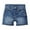 BU2, variant on Boys Denim Shorts For Summer Casual Comfortable Korean Style Solid Color Five Pocket Design Elastic Waistband Boys Shorts Boys Casual Shorts