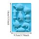 thumbnail image 3 of Molde de silicona con 8 cavidades de animales del océano: diseño de delfines, pingüinos y medusas for cubitos de hielo y golosinas, 3 of 3