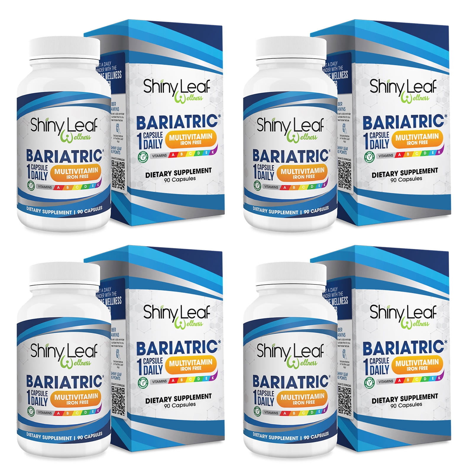 Shiny Leaf Bariatric Multivitamin IronFree Capsules Post Bariatric