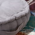 thumbnail image 3 of SAFAVIEH Payton Solid Floor Pillow, 20" x 20", Grey, 3 of 6