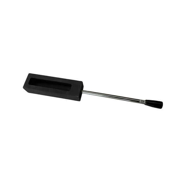 facefd Moulages de Lingots Graphite Raffinement avec Poignée Versement pour Alliage Aluminium 1Kg