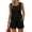 Black, variant on Women's Two Piece Set, Classic Basic Sleeveless Top and Shorts Loungewear Set Ladies Casual Vest Top With Elastic Waist Shorts Set Women's Solid Color Sl, Navy L