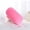 pink, variant on Microbead Roll Pillow, 12.6" x 6.3" Soft Round Bolster Cushion for Neck, Back, and Leg Support, Lightweight Travel Sleep Pillow with Breathable Cover, Pink