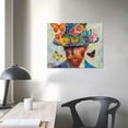 thumbnail image 4 of Canvas wall art is suitable for living room, bedroom, dormitory, kitchen, dining room, office decoration, 4 of 6