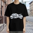 thumbnail image 3 of T Shirt for Men, Future Rider,Silver Motorcycle Print, Vintage Graphic Tees Men, 23986116,S, 3 of 8