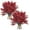 Red2 6pc, variant on SMKE Fall Stems Fake Plants,Wedding Party Decoration,Artificial Faux Flowers Bouquets,Floral Arrangement Flowers for Thanksgiving Christmas Home Table Centerpiece Vase Filler Autumn Decor Orange