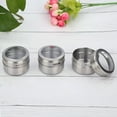 thumbnail image 3 of ACDANC Stainless Steel Magnetic Spice Pot Jar Dustproof Visible Seasoning Box Can, 3 of 7