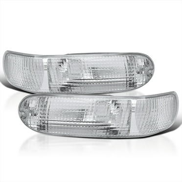 Spec-D Tuning Jdm Clear Rear Bumper Lights Turning Signal Lamps Compatible with Mitsubishi Eclipse 2000-2005 L R Pair