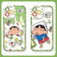 thumbnail image 2 of Funda de silicona suave y transparente para iPhone, carcasa ShinChan de dibujos animados para modelos 14 Pro Max, 13, 12 Mini, 11 Pro, XR, XS, X, 8, 7, 6, 6S Plus, SE, 2020 Fivean unisex, 2 of 2