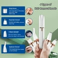 thumbnail image 2 of 4 in 1 Eyebrow Trimmer, Nose Hair Trimmer, Hair Shaver Built-in Battery Rechargeable Four Replacement Head for Men and Women (White), 2 of 8