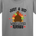 thumbnail image 4 of Inktastic Thanksgiving Funny Kids Turkey Youth T-Shirt, 4 of 5