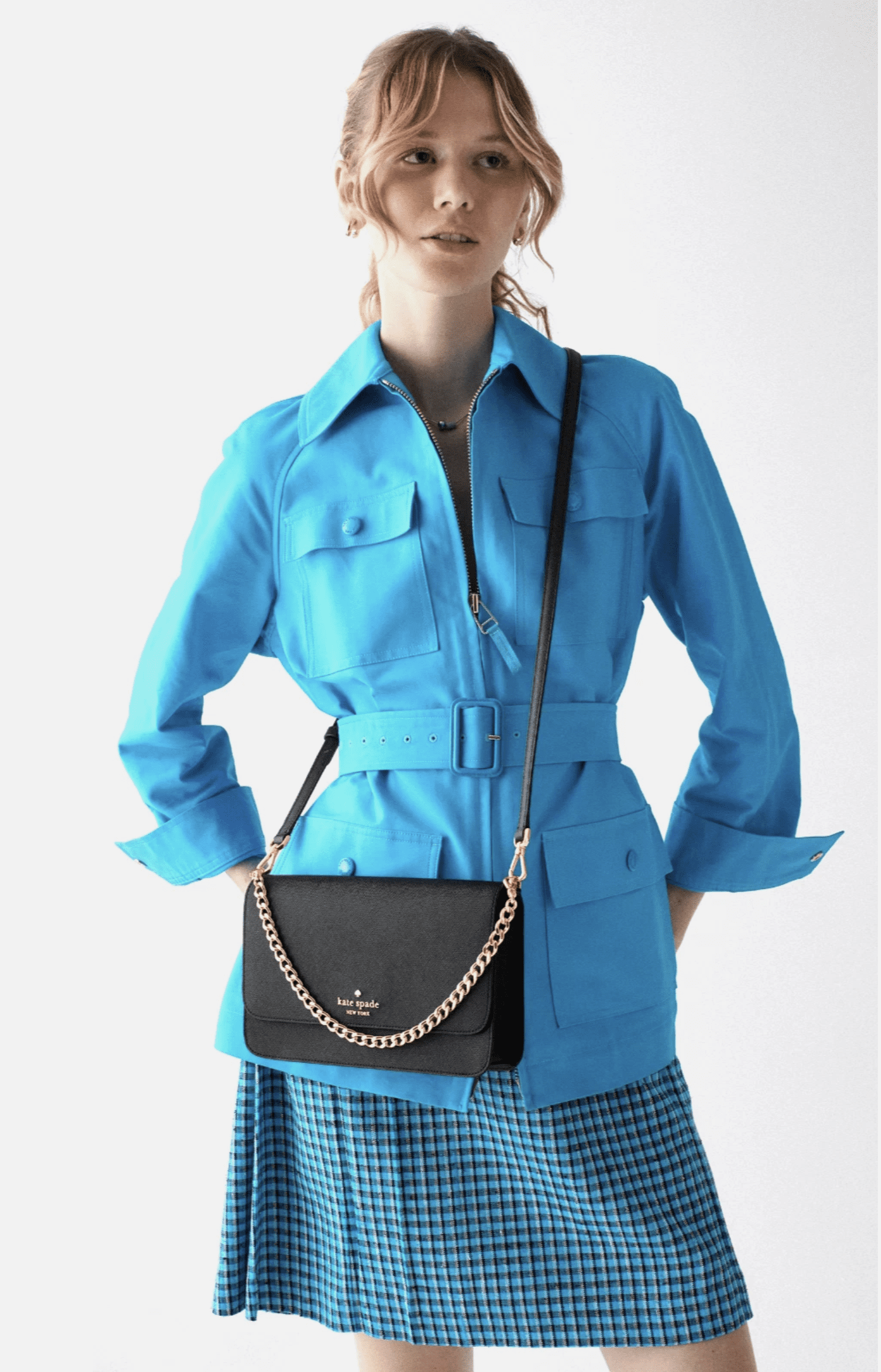 Kate Spade New York Madison Willow Crossbody Bag, Style KN603 – Saffiano PVC, Adjustable Strap, Compact Everyday Purse