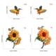 thumbnail image 2 of 20 parches bordados para planchar con flores, parches para coser de girasol, parches adhesivos con apliques bordados de mariposas y pájaros, 2 of 5