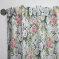 thumbnail image 3 of Designart 'Flowers With Green Leaves V' Floral Curtain Panel, 3 of 5