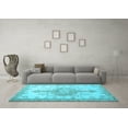 thumbnail image 3 of Ahgly Company Indoor Rectangle Persian Light Blue Traditional Area Rugs, 8' x 10', 3 of 4