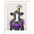 thumbnail image 2 of Art.com Mardi Gras Cow Art Print by Fab Funky, White Frame Wall Art, 32" x 40", 2 of 5