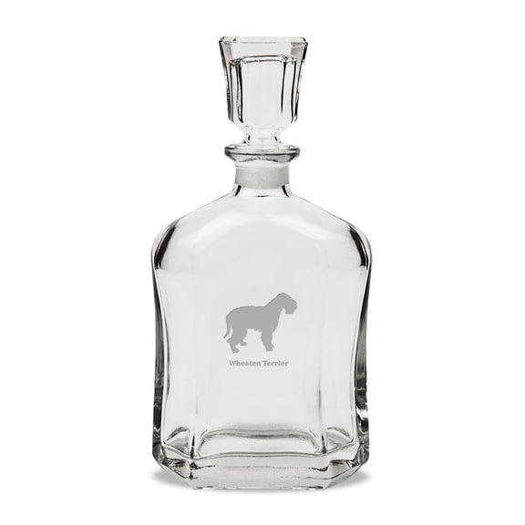 Wheaten Terrier 23.75 oz Classic Whiskey Decanter