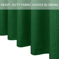 thumbnail image 4 of Textured Fabric Bath Shower Curtain, Polyester Ombre Shower Curtains for Bathroom, Waterproof Shower Curtain Liner with 6 Hooks,Machine Washable (36 x 72 inch, Blackish Green), 4 of 6