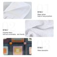 thumbnail image 2 of Yayeee Kitchen Hanging Hand Towels Set of 2 with Loop Bathroom Absorbent Tie Towel, Square Harmony, 2 of 7