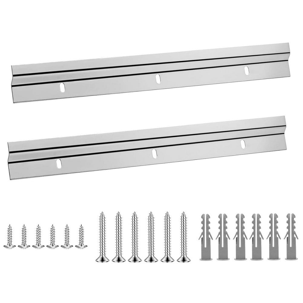 2Pcs Z-Clamps For Hanging Frame Hooks Hanging Rail For Pictures Artwork Frame