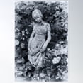 thumbnail image 2 of The Girl In The Garden Black And White Poster Wall Art, Modern Wall Decor For Living Room Bedroom, 16x24 UNFRAMED, 2 of 3