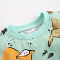 thumbnail image 2 of WIBACKER Baby Boys Cartoon Fox Short Sleeve T Shirts Drawstring Shorts Summer Outfits,0-3T, 2 of 12