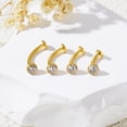 thumbnail image 5 of 14G Titanium Floating Belly Button Rings for Women Flat Back Belly Rings 8mm Belly Piercing Jewelry, 5 of 6