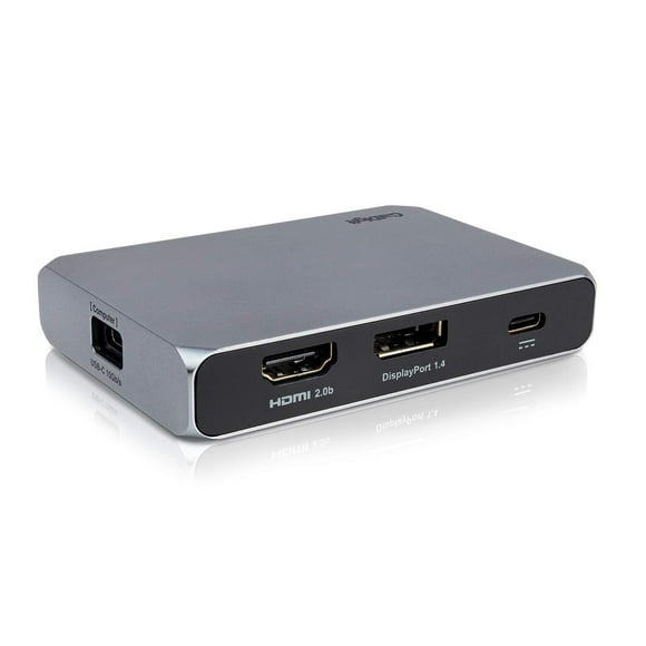 CalDigit USB-C 10Gb/s SOHO Dock - Up to 4K 60Hz, HDMI 2.0b, DisplayPort 1.4, 10Gb/s USB A & USB C, UHS-II microSD and SD Card Readers, Bus Power and Passthroug