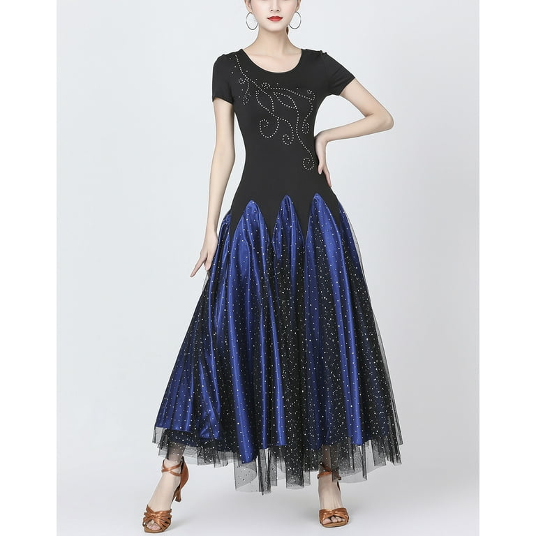 Long Full Circular Flamenco Ballroom Dance Performance Practice Dresses -  Walmart.com