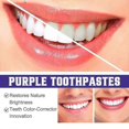 thumbnail image 4 of Jaysuing Purple Teeth Whitening Toothpaste Cleans Teeth Stains Oral Odor Cares Gums Whitening Toothpaste 1pcs | 3PCS, 4 of 5