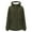 Army Green, variant on Winter Jackets for Women Solid Color Plush Thick Zipper Hooded Jacket Long Sleeve Sherpa Lined Windproof Casual Jacket
