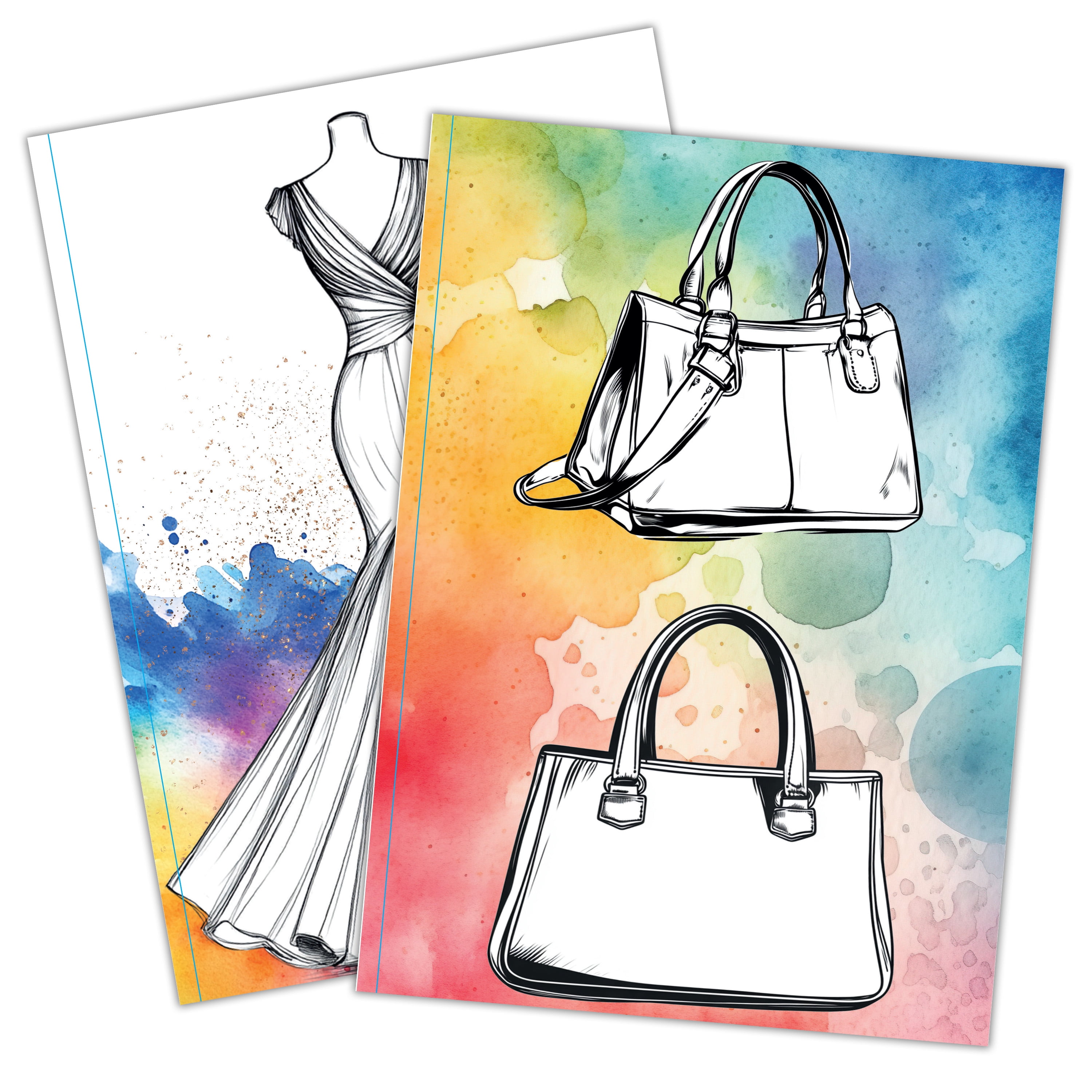Fashion Diva Advanced Coloring Book – 80 Pages of Intricate Designs for Teens & Adults – Bendon Art Activity Book, Paperback