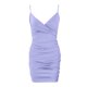 thumbnail image 5 of Vestido camisola sin mangas de color liso con cuello en V para mujer: estilo informal para primavera-verano, cintura elástica, ideal para fiestas y vacaciones., 5 of 8