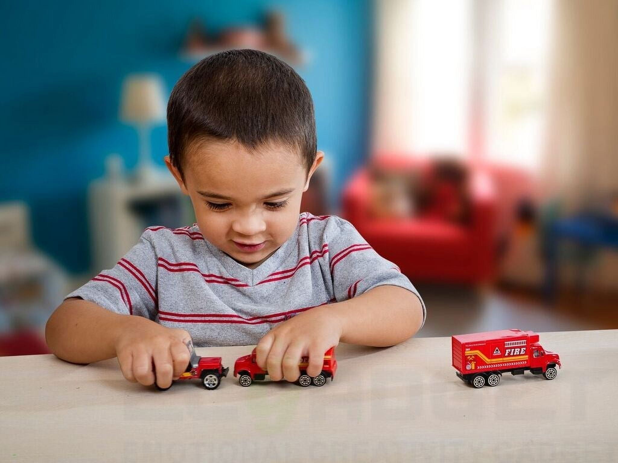 Big-Daddy Fire Rescue Toy Play Set Starter Kit Includes More Than 10 Fire Truck Toys And Accessories To Create The Perfect Emergency Scene - Walmart.com