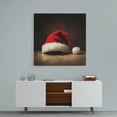 thumbnail image 3 of Santa Hat Print, Christmas Canvas Wall Art, Vintage Santa Wall Décor for Living Room Bedroom, Xmas Wall Decor Print Rustic Christmas Art Vintage Xmas Pictures Poster (16x16 Inches), 3 of 6
