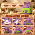 Candy Castle Mini Gift Boxes, 48 Count, Paperboard Party Favor Boxes ...