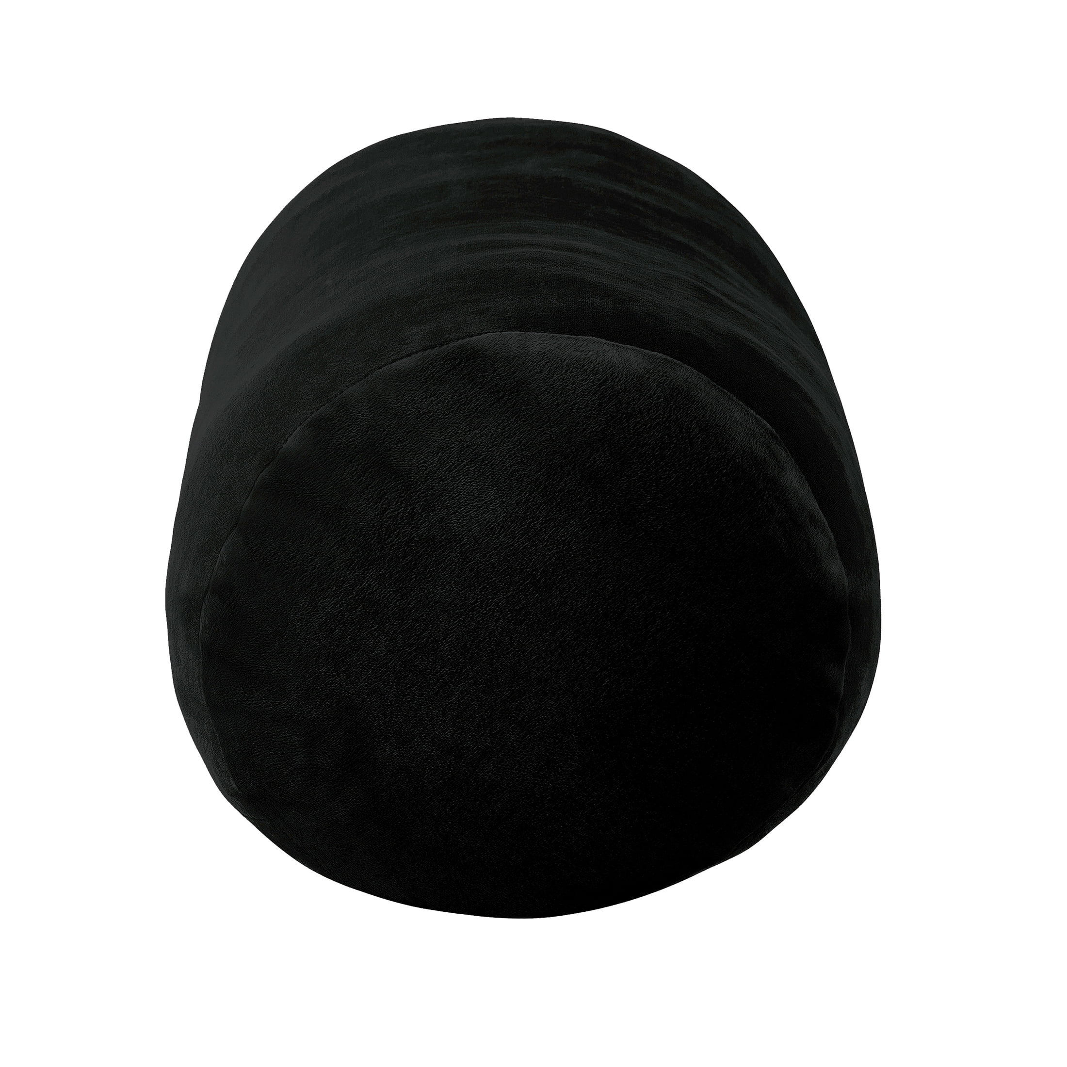 Mainstays 20" x 9" Black Squishy Extra Soft Bolster Decorative Pillow, 1-Pack, for All Ages
