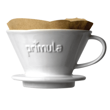 Primula Madison Ceramic Pour Over Coffee Dripper with Filters - 1 Cup,