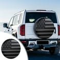 thumbnail image 2 of MERILER PVC Leather Spare Tire Cover - Heavy-Duty Water Repellent, Sunscreen for SUV and Trailer, Adjustable with Zipper, Black, 70-75cm, 2 of 6
