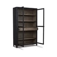 thumbnail image 2 of Bowery Hill Modern 2-Door Wood Accent Cabinet in Black/Warm Gray, 2 of 6
