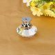 thumbnail image 4 of 16Pcs Crystal Glass Cabinet Knob Diamond Shape 40mm Drawer Cupboard Handle Pull, 4 of 4
