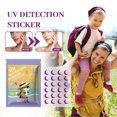 thumbnail image 4 of Reusable Sunscreen Detection Stickers, 24 UV Indicator Patches for Sun Protection Reminder, Re-Apply Alert, Outdoor Safety Accessory, 4 of 9