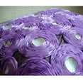 thumbnail image 3 of The HomeCentric Purple Pillow Cover Pack of 2 18x18 inch (45x45 cm) Handmade Purple Pillow Cover Ribbon Lavender Rose Flower Floral Theme Pillow Cover Square Silk Pillow Cover Floral - Lavender Roses, 3 of 4