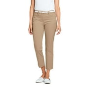 Women's Mid Rise Chino Crop Pant