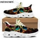 thumbnail image 1 of Zapatillas informales para hombre, estilo punk, con diseño de calavera, planas, con cordones, transpirables, para caminar, 1 of 6