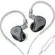 thumbnail image 1 of Auriculares con cable KZ Auriculares con reducción de ruido de 3,5 mm Auriculares de audio de 2 pines 0,75 mm Música de estudio Manos libres Accesorios para teléfonos inteligentes Plata sin micrófono Inevent EL005361-04B, 1 of 7