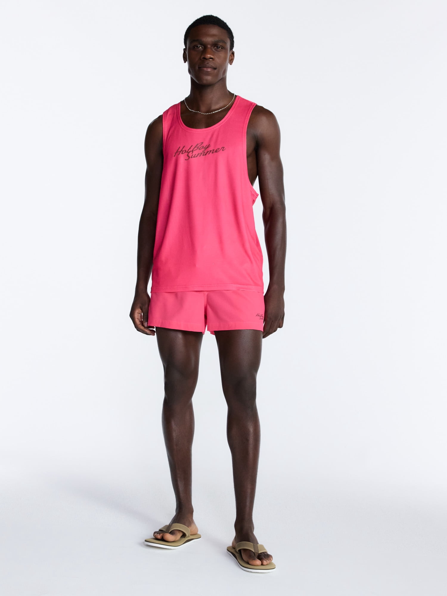 Hot Boy Summer by Megan Thee Stallion Men’s Racerback Mesh Tank Top, Sizes S-3XL